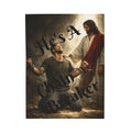 Christian "He's A Chain Breaker" Velveteen Plush Blanket