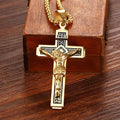 Jesus Cross Amulet Pendant – Catholic Christian Necklace