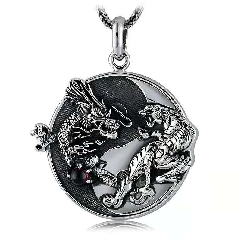 Mystic Vintage Christian Knight Crusader Pendant – Faith Necklace for Men