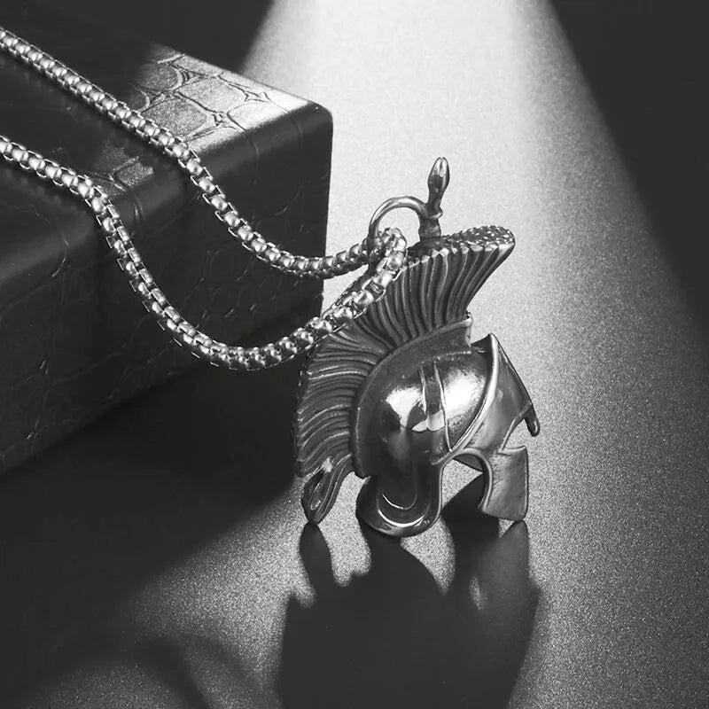 Mystic Vintage Christian Knight Crusader Pendant – Faith Necklace for Men