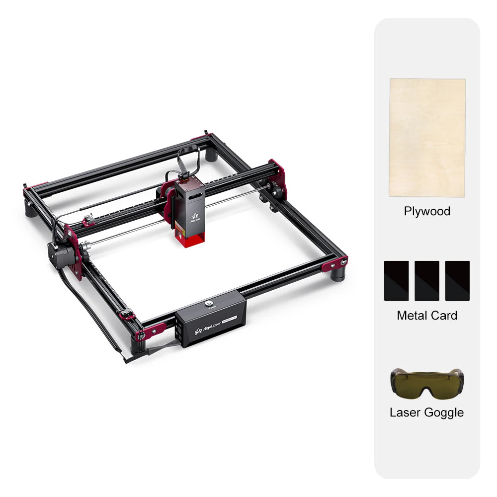 AlgoLaser DIY 5W Woodworking Laser Engraver Cutter 12000mm/min CNC Off-line Begginner Table Glass Wood Engraving Machine Tools