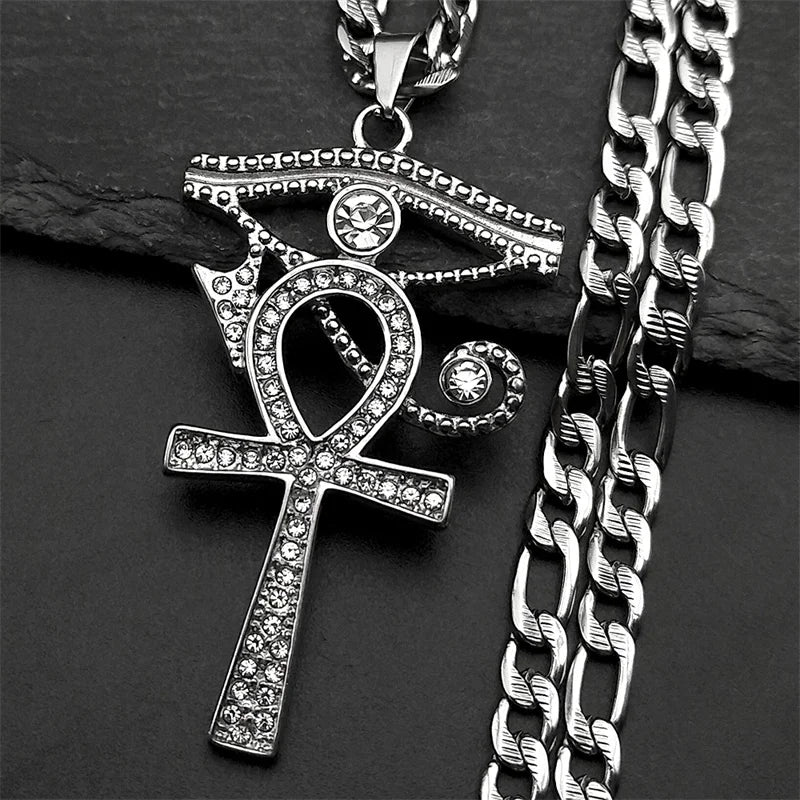Men's Gold Cross Necklace | Stainless Steel Faith Jewelry