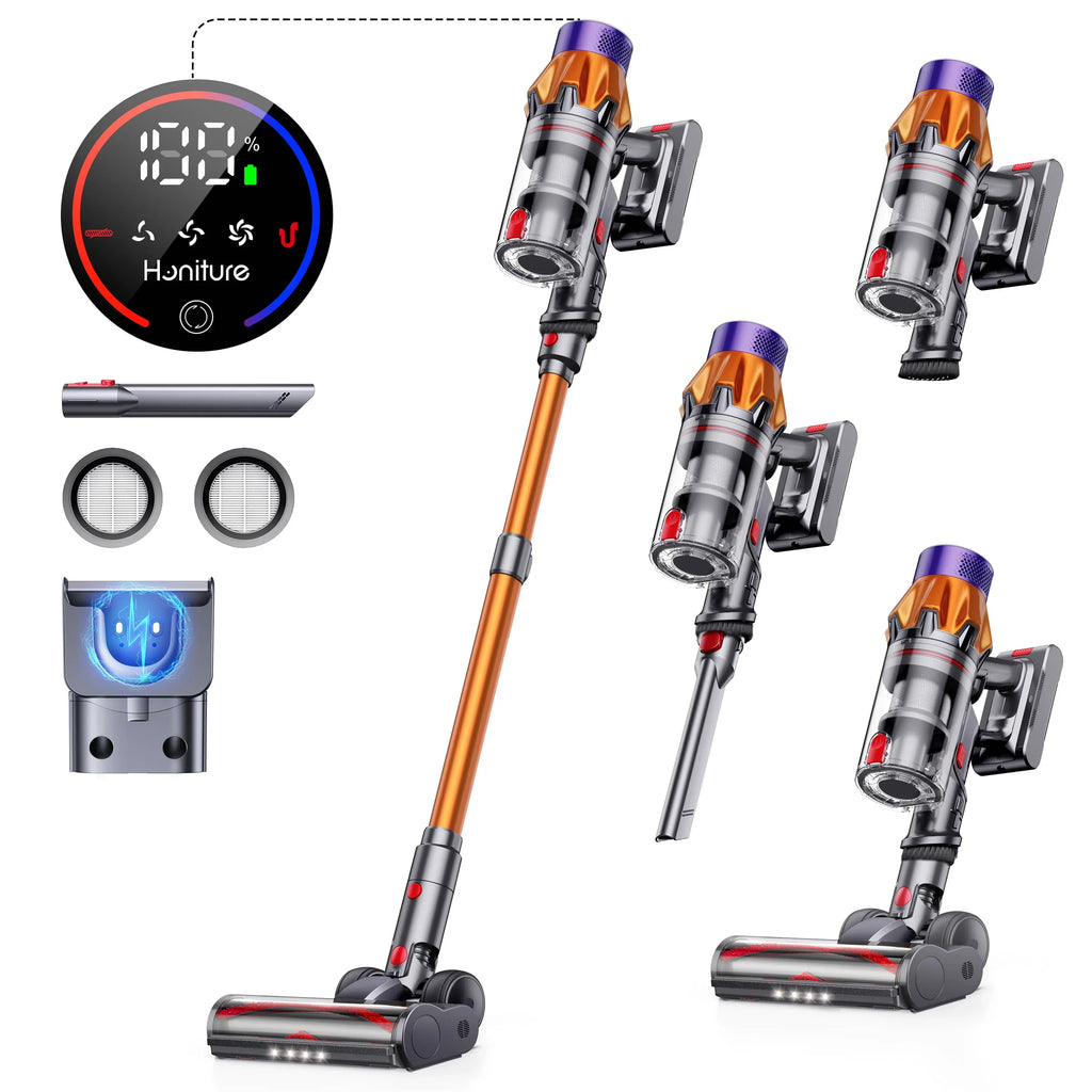Honiture X7 Cordless Vacuum – 45KPa Powerful Suction Stick Vacuum