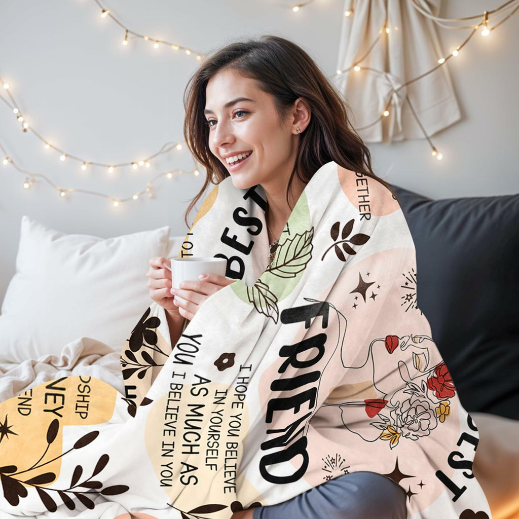 Bible Affirmations Blanket Inspirational Christian Gift 60x80